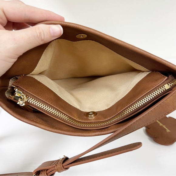 Tommy Bahama Embroidered Crossbody Bag Palm Hibiscus - Picture 6 of 7